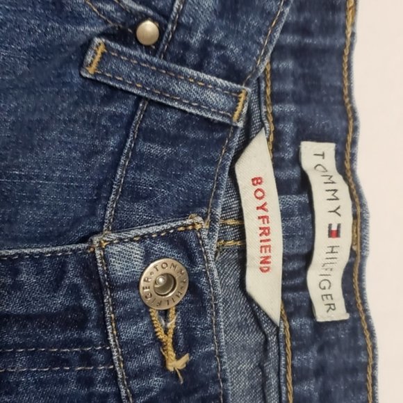 vtg tommy hilfger jean shorts boyfriend vintage